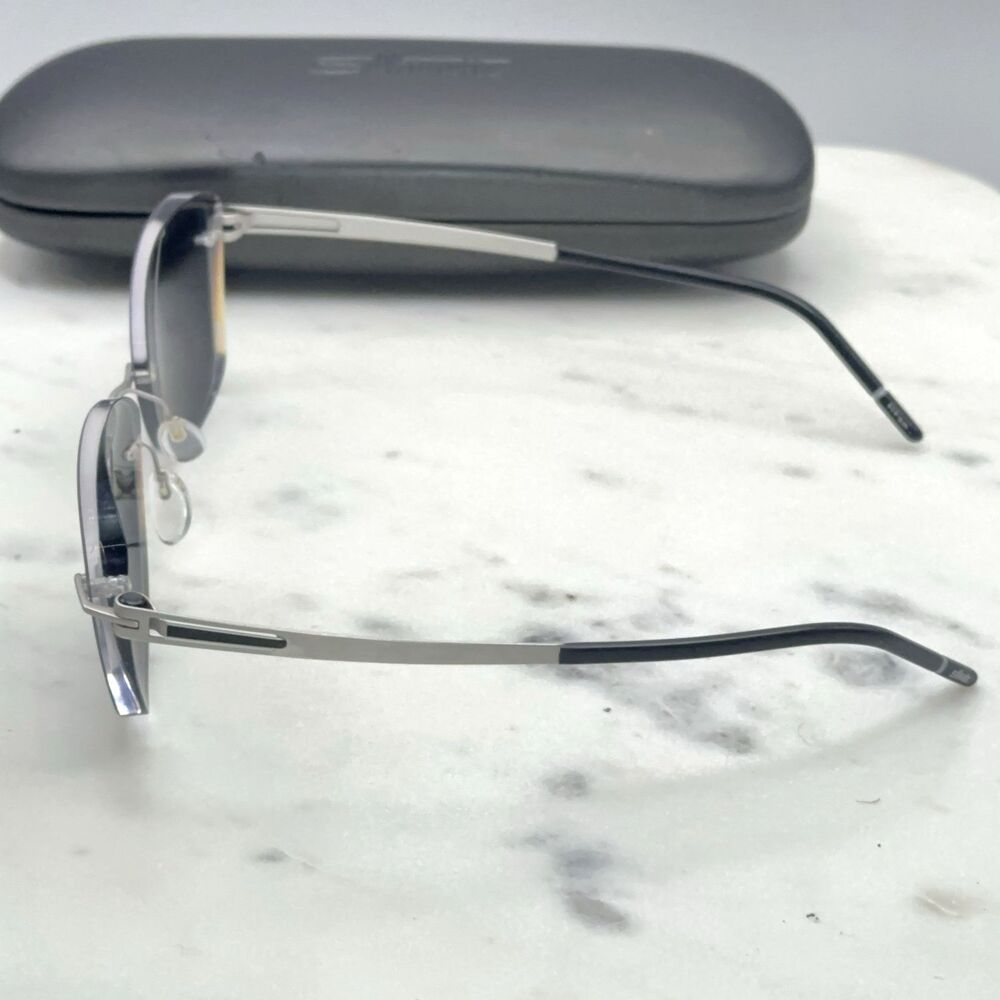 Silhouette 5369 00 6063 Rimless Silver Eyeglasses Sunglasses Frames Only 19-140 - Picture 3 of 8